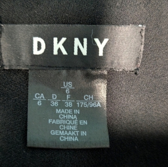 DKNY Black Draped Blazer - Picture 7 of 9